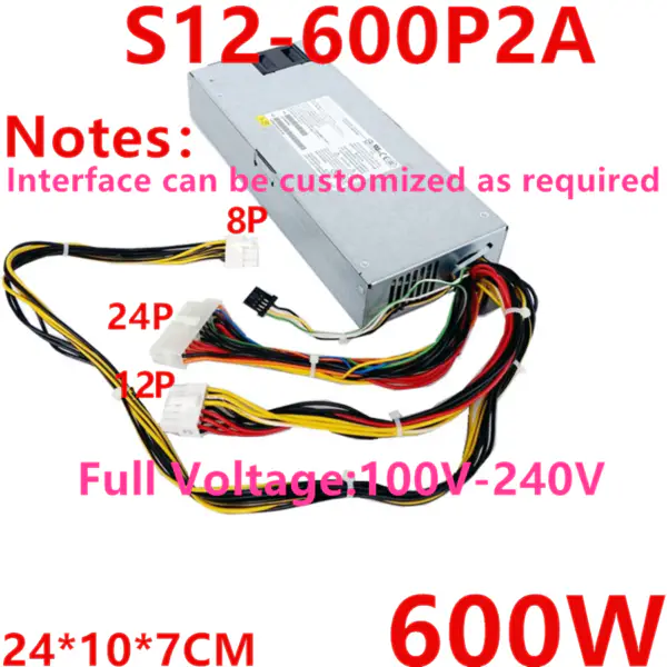 PSU für Supermicro Chicony 600W Schaltnetzteil S12-600P2A