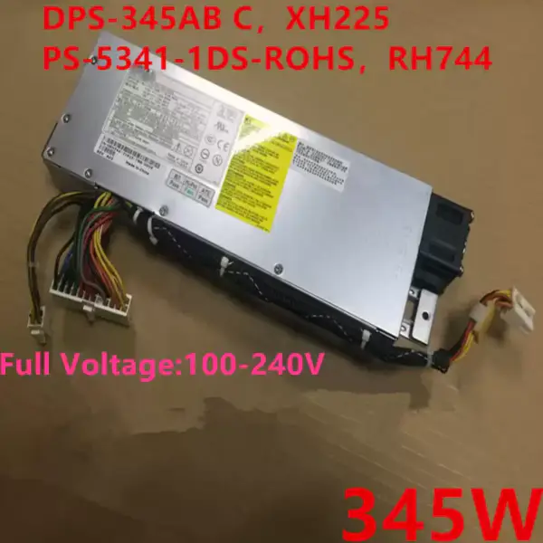 Netzgerät für Dell PE850 PE860 R200 345W Schaltnetzteil DPS-345AB C PS-5341-1DS-ROHS XH225 RH744