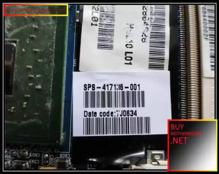 HP DV8000 Hauptplatine 417136-001
