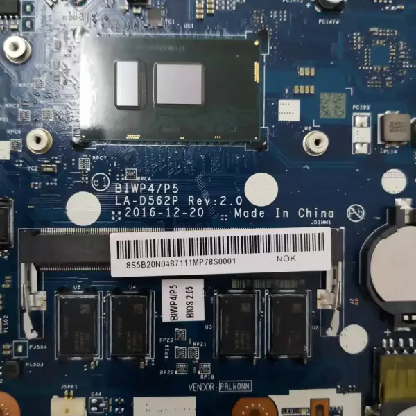 Lenovo 5B20M41058 BIWP4 P5 LA-D562P Ideapad 110-15ISK Hauptplatine