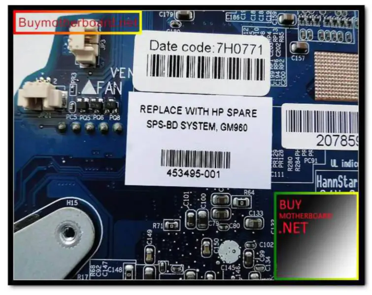 Hauptplatine 453495-001 für HP pavilion C700
