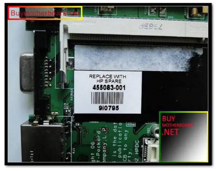 HP 2710P Hauptplatine 455083-001