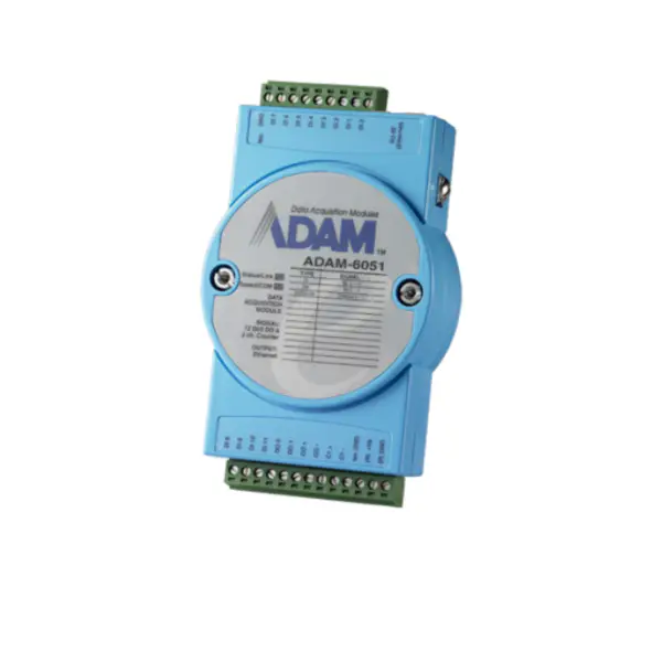 Advantech ADAM-605-D 14-Kanal isoliertes Digital-I/O Modbus TCP Modul mit 2-Kanal Zähler