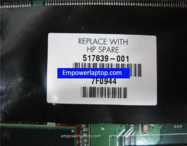 HP 517839-001 CQ61 DAOOP6MB6D0 Hauptplatine