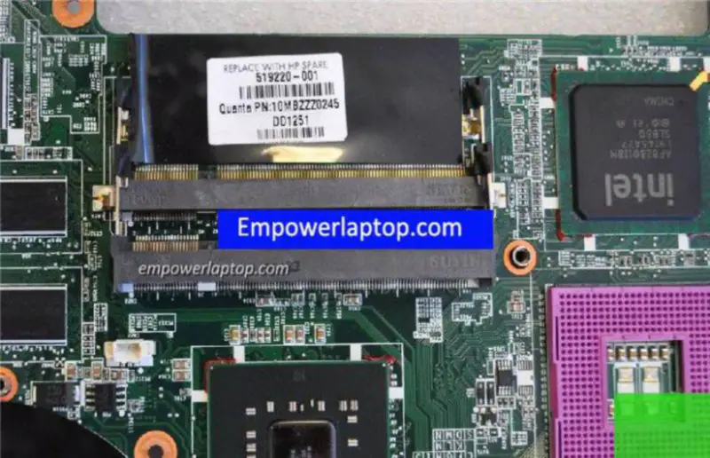 HP HDX16 519220-001 Hauptplatine