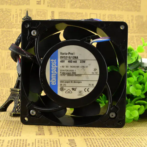 DV5218/12NA papst 48V 22W 0.46A 13CM 12738 12.7cm Lüfter