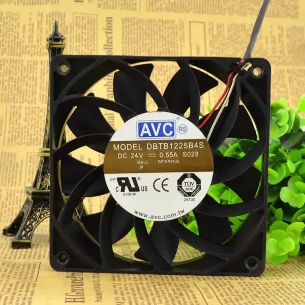 AVC DBTB1225B4S 12CM 12025 24V 0,55A 3-Draht-Lüfter