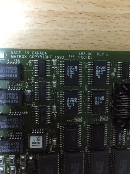 MATROX 483-00 REV:C Hauptplatine
