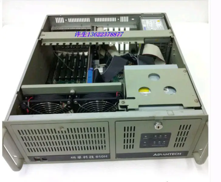 Advantech Industrie Motherboard IPC-610H 610L PCA-6006/6187/P4 2.8/1G/ 80G