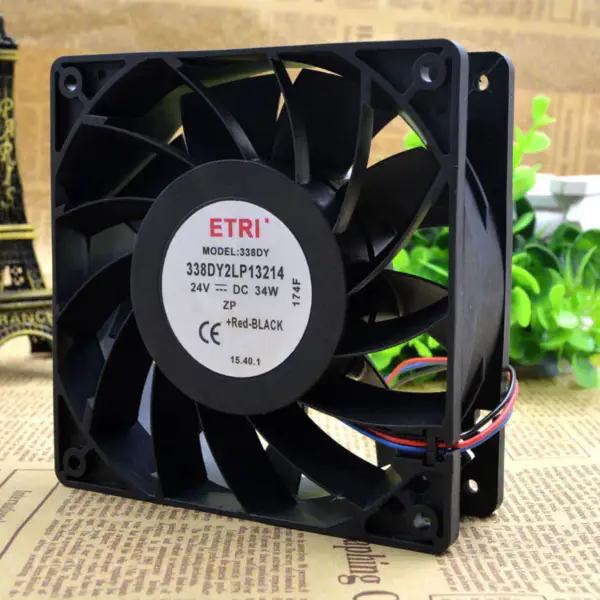ETRI 338DY 2LP13214 24V 34W 12038 12CM 24V Lüfter