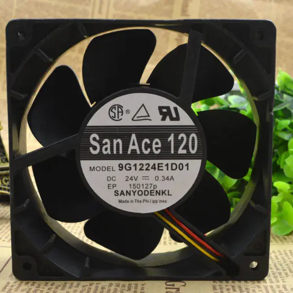 Sanyo SAN ACE 120 9G1224E1D01 24V 0,34A 3-Draht-Lüfter