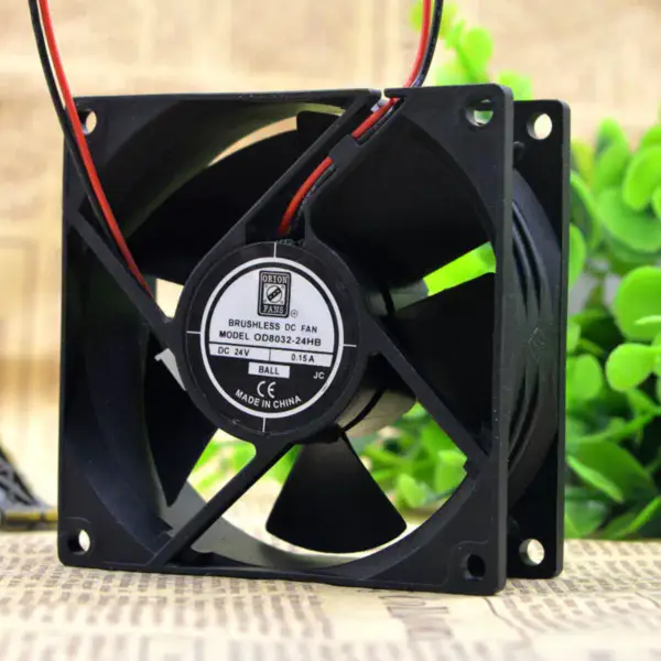 ORION FANS 8CM 8032 24V 0.15A OD8032-24HB 2-Draht-Lüfter