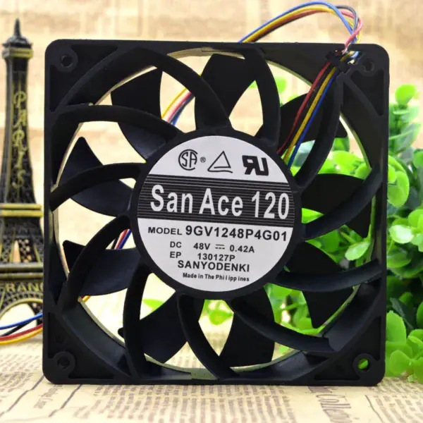 Sanyo 12CM 12025 9GV1248P4G01 48V 0,42A 4-Draht-Lüfter