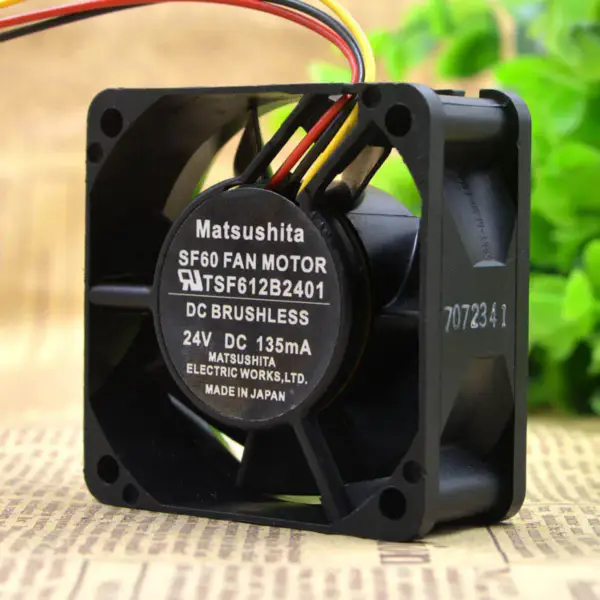 MATSUSHITA SF60 LÜFTER MOTOR TSF612B2401 6CM 24V 135MA 6025 Lüfter