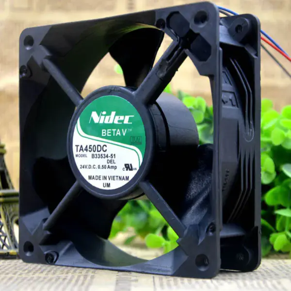 NIDEC 24V 0.50A 12038 TA450DC B33534-51 Lüfter