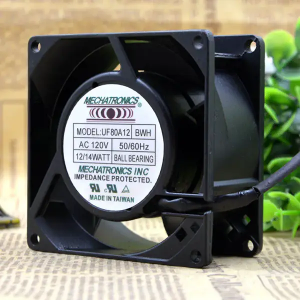 UF80A12/23BWH 115/230V 14/12W 80384-Draht AB-Lüfter