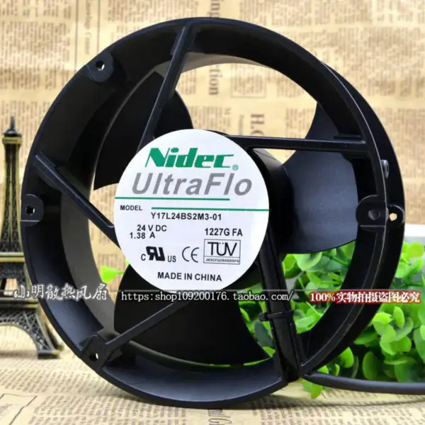 NIDEC Y17L24BS2M3-01 17251 24V 1,38A 17CM Lüfter