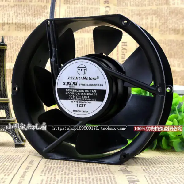 PELKO MOTORS G1751X24BALB6 24V 17250 24V 17CM Lüfter