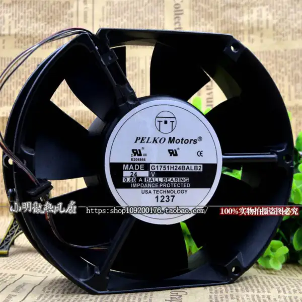 PELKO MOTORS G1751H24BALB2 24V 0.60A Lüfter