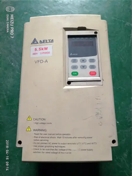 Delta VFD-A Serie VFD055A43B 380v 5.5kw