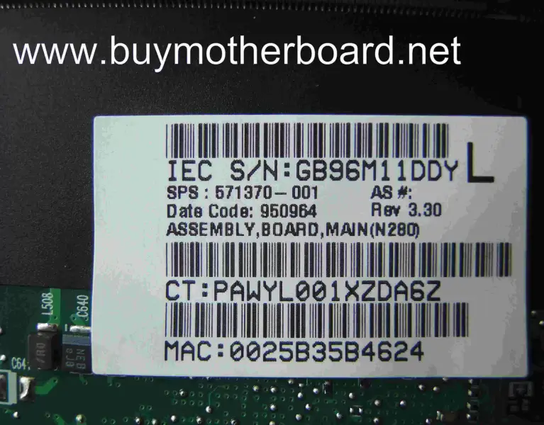 Hauptplatine 571370-001 für HP MINI110