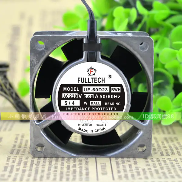 FULLTECH UF-60D23BWH Ventilator 6CM 6030 6CM 220V Ventilator