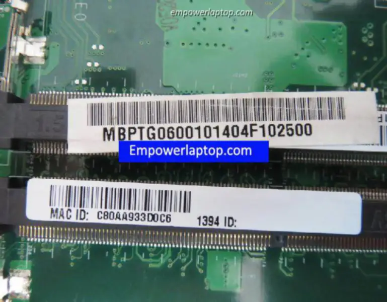 Acer DAZR7BMB8E0T 5745 P N MBPTG06001 Hauptplatine