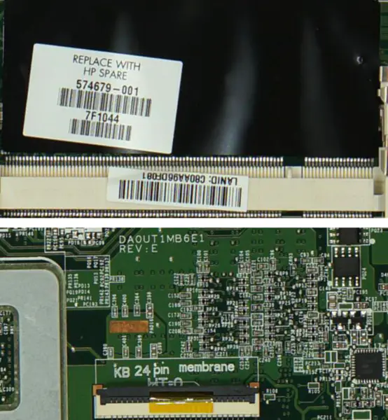 HP DV7 574679-001 Hauptplatine