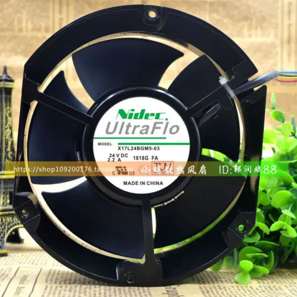 X17L24BGM5-03 24V 2.2A NIDEC 172*150*51 Lüfter