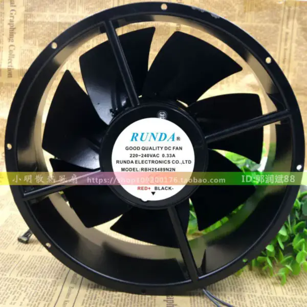 RUNDA 220v 0,33A 25489 RBH25489N2N Lüfter