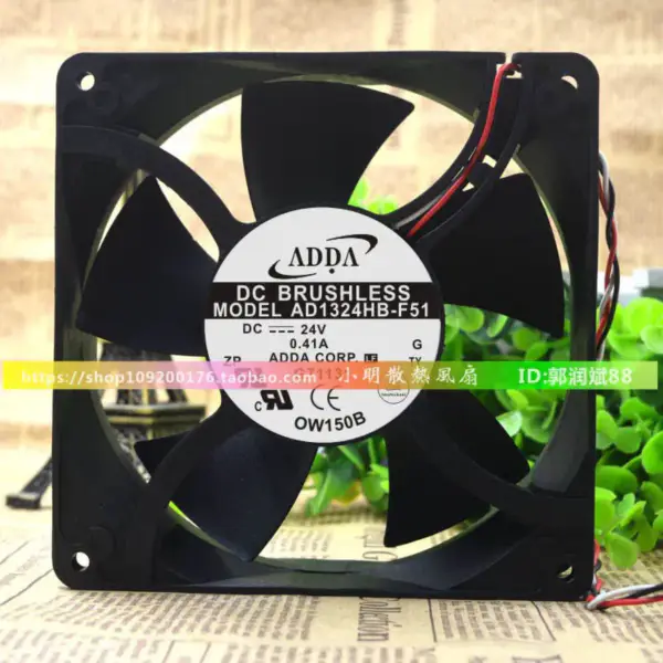 ADDA 12738 24V 0.41A AD1324HB-F51 127*127*38MM Lüfter