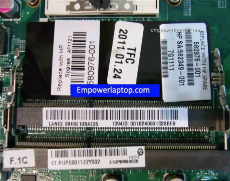 HP 580976-001 DV6 Hauptplatine