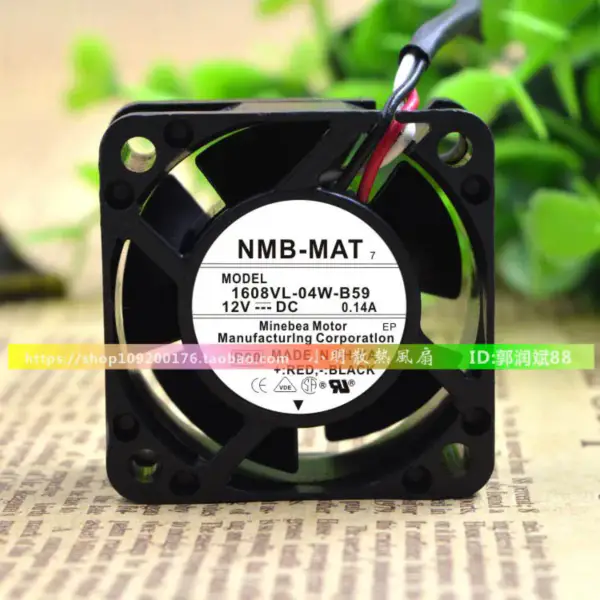 NMB-MAT7 1608VL-04W-B59 12V 0.14A 4CM 4020 1U Lüfter