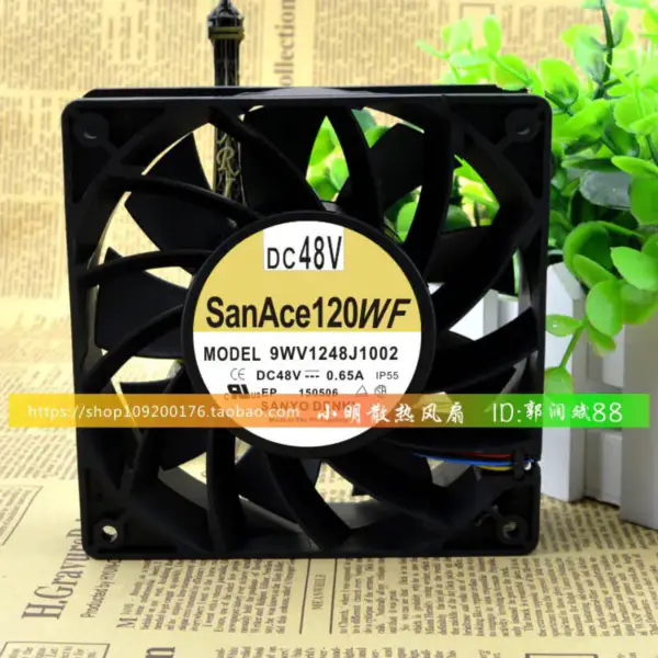 SANYO 9WV1248J1002 12038 48V 0.65A 12CM Lüfter