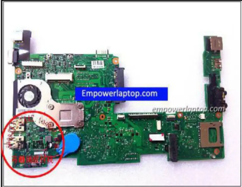 HP 598447-001 5102 N450 Hauptplatine