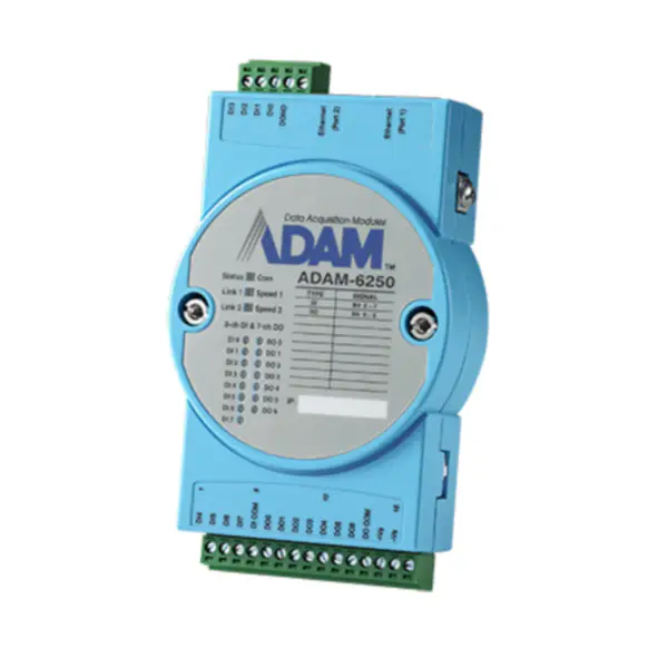 Advantech ADAM-6250-B 8DI/7DO IoT Modbus/SNMP/MQTT 2Ports Ethernet Remote I/O anstelle von ADAM-6250-AE