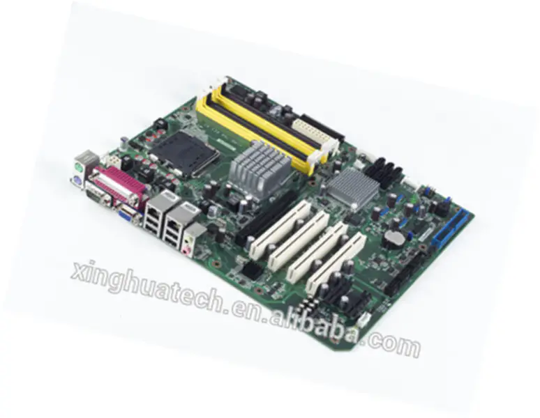 Advantech Industrie-Mini-PC-Motherboard AIMB-766G2-00A2E LGA775 Intel Core 2 Quad/Core 2 Duo ATX mit VGA, 4 COM, und Dual L