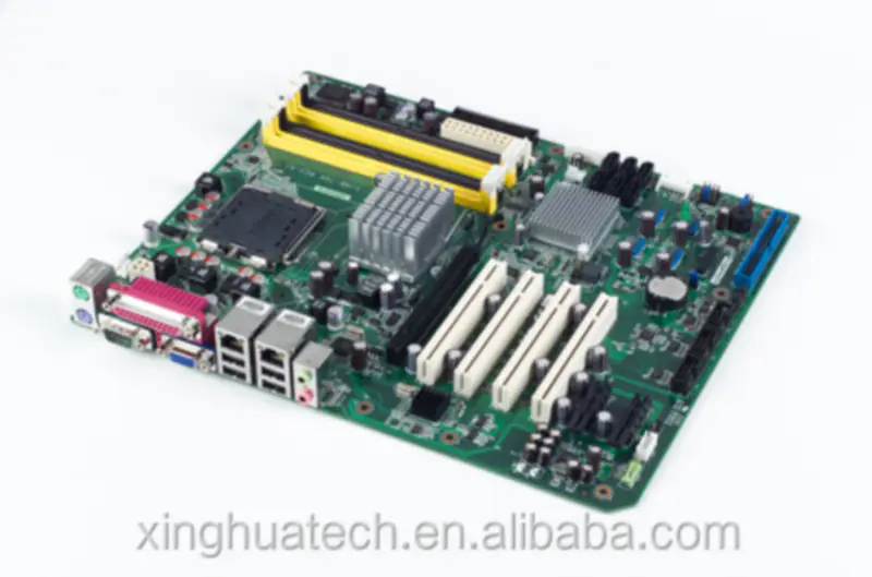 Advantech Industrie-Mini-PC-Motherboard AIMB-766G2-00A2E LGA775 Intel Core 2 Quad/Core 2 Duo ATX mit VGA, 4 COM, und Dual L
