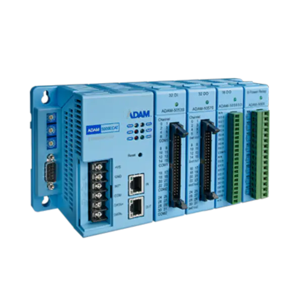 Advantech 4-Steckplätze Verteiltes Hochgeschwindigkeits-E/A-System für EtherCAT ADAM-5000/ECAT-AE Importeur