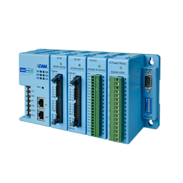 Advantech 4-Steckplätze Verteiltes Hochgeschwindigkeits-E/A-System für EtherCAT ADAM-5000/ECAT-AE Importeur