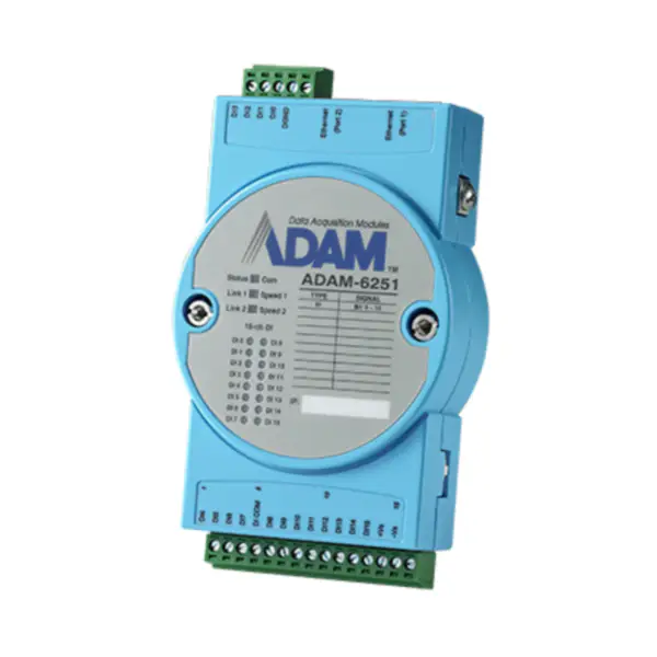 Advantech ADAM-6251-B anstelle von ADAM-6251-AE 16-Kanal-Modul mit isoliertem Digitaleingang und Modbus TCP