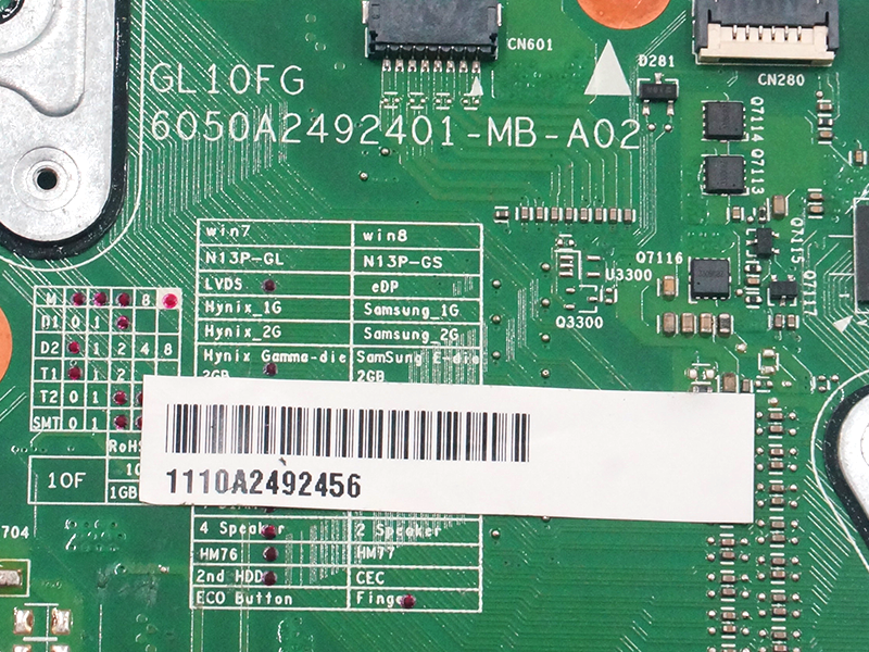 Toshiba satellite P875 GL10FG 6050A2492401 Hauptplatine