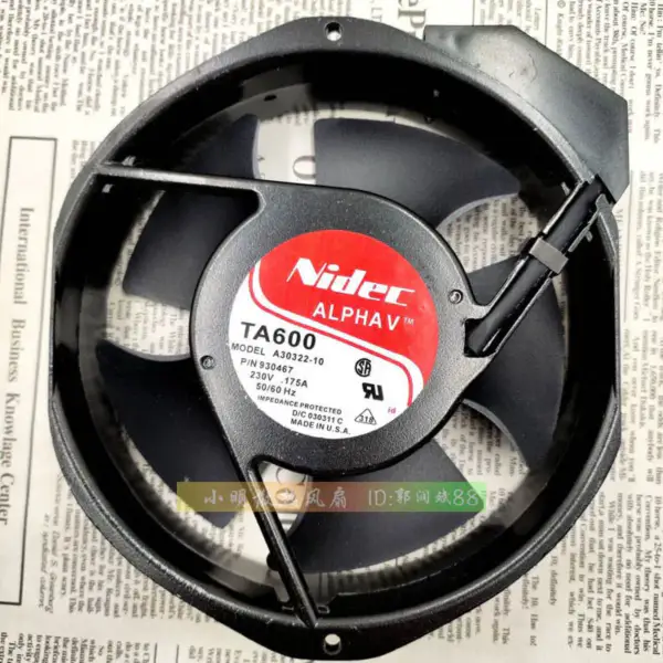 Nidec TA600 A30322-10 17238 17cm 230v Lüfter
