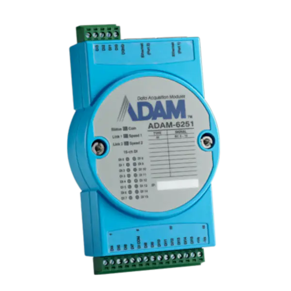 ADAM-6251-AE Advantech Modbus TCP-Modul mit 16 isolierten digitalen Eingängen