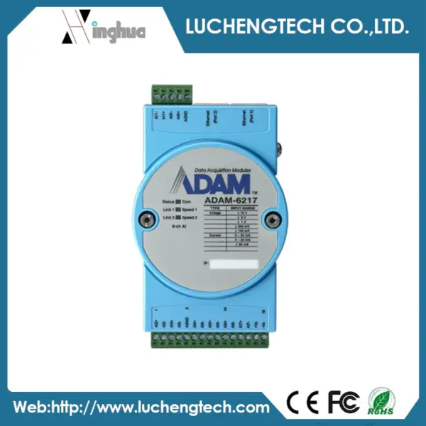 Advantech ADAM-6217-AE 8-Kanal isolierter Analogeingang Modbus TCP Modul
