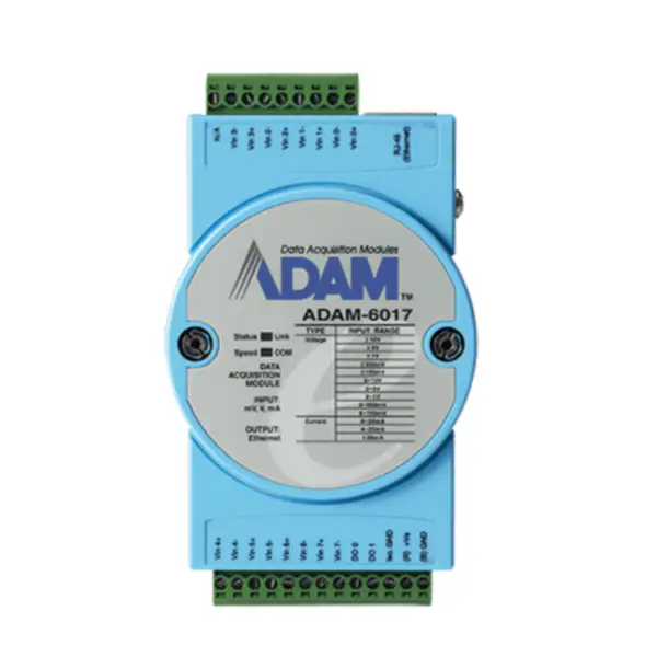 Advantech ADAM-6017-CE Ersetzen durch ADAM-6017-D 8-Kanal isoliertes Analog-Eingangsmodul mit Modbus TCP und 2-Kanal-DO