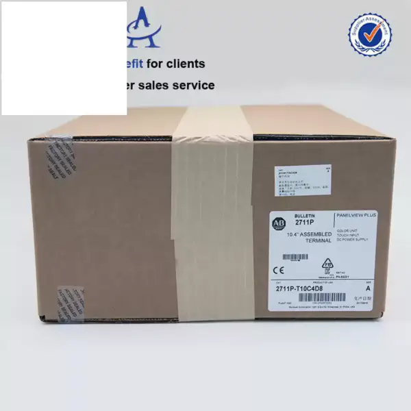 2711 P-Serie Panelview Allen Bradley Plc HMI Touchscreen-Paket Industrial Ect Panelview 6 Plus