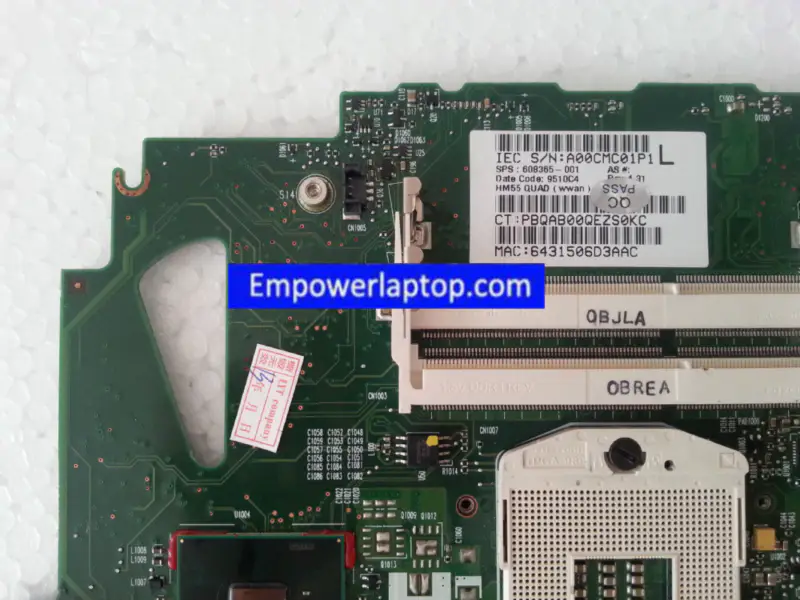 HP 608365-001 envy 14 Hauptplatine