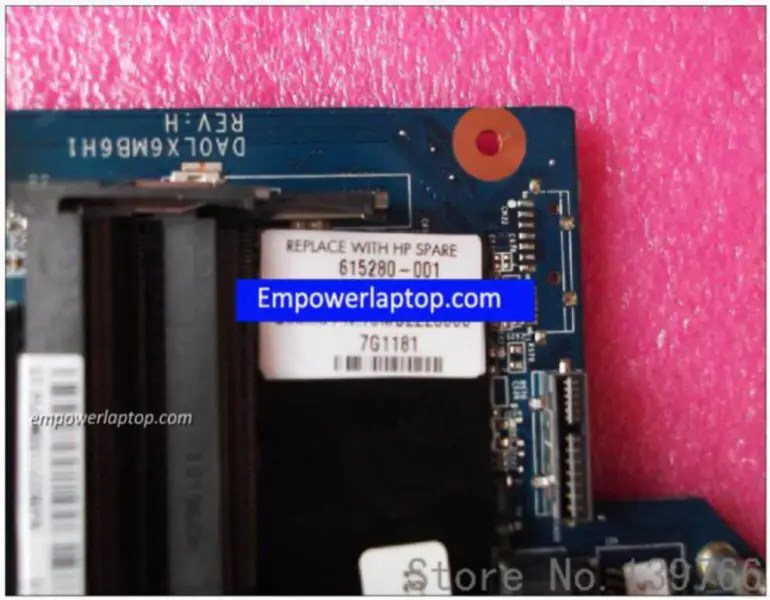 HP 615280-001 DV6 DV6T DV6-3000 5470 512 Hauptplatine