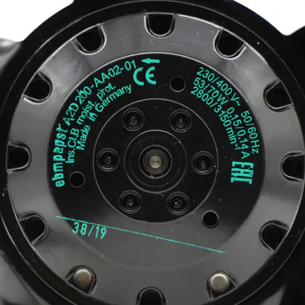A2D200-AA02-01 230V 70W 200mm Axialmotor-Lüfter